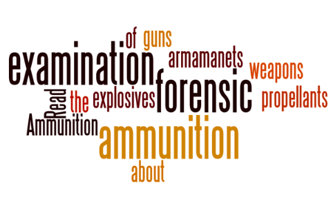 Ammunition: Read about the forensic examination of ammunition; forensic examination of ammunition, armamanets, explosives, propellants, guns, and weapons