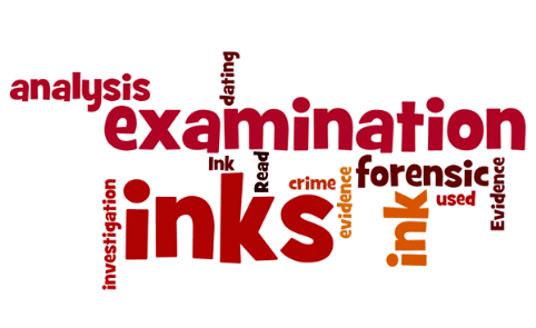 Ink Evidence: Read about inks and ink evidence and how the forensic examination of inks can be used in the investigation of crime; ink analysis, analysis of inks, ink examination, examination of inks, dating of inks, forensic examination of inks