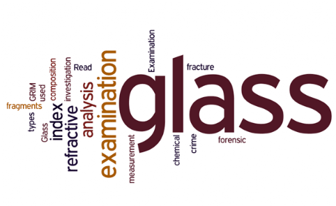 Glass Examination: Read about glass and how the forensic examination of glass and glass fragments can be used in the investigation of crime; glass examination, glass analysis, examination of glass, analysis of glass, chemical composition of glass, types of glass, refractive index of glass, glass refractive index measurement, GRIM, glass fracture